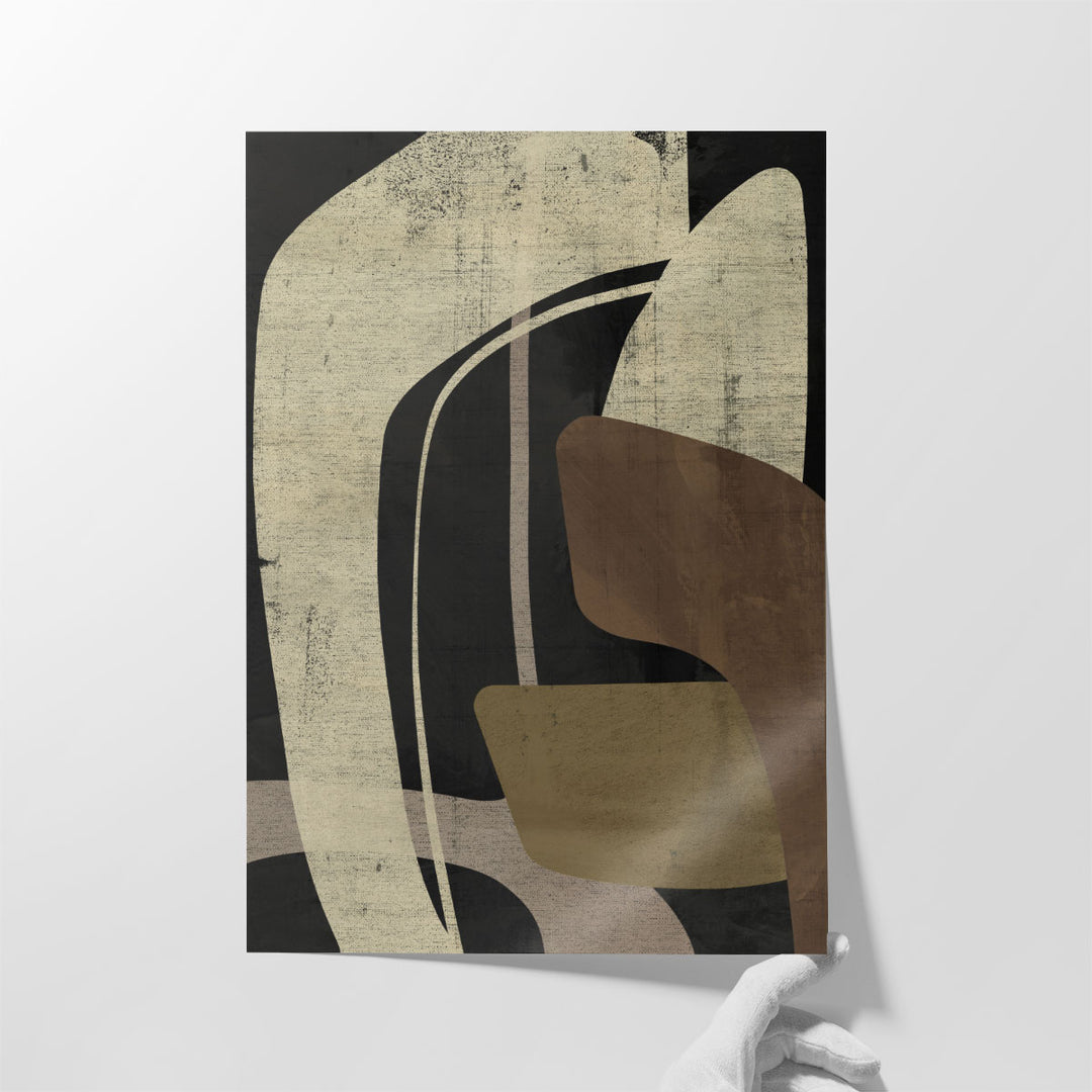 Retro Form Collage I - Canvas Print Wall Art