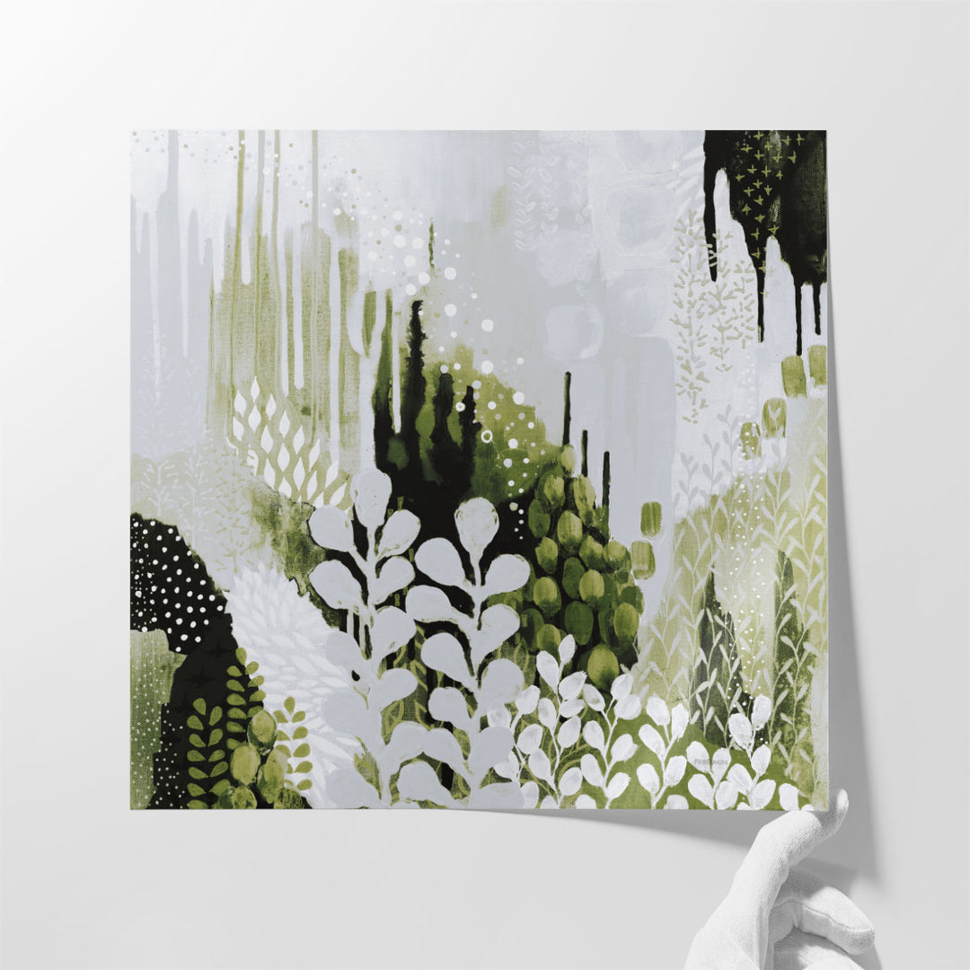 Forest II With Green - Canvas Print Wall Art