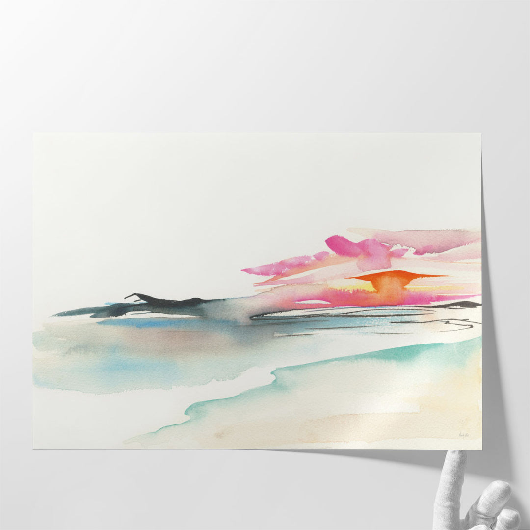 Coastal Sunset - Canvas Print Wall Art