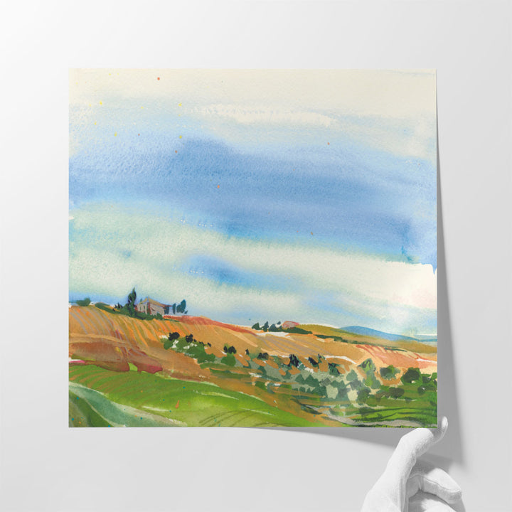 Tuscan Fields - Canvas Print Wall Art