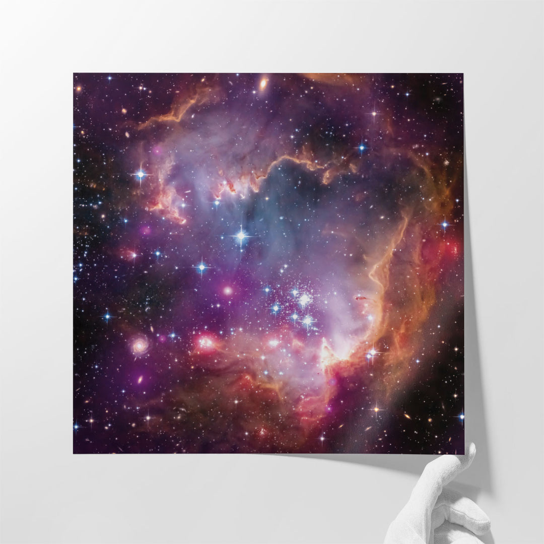 Magellanic Cloud Galaxy - Canvas Print Wall Art