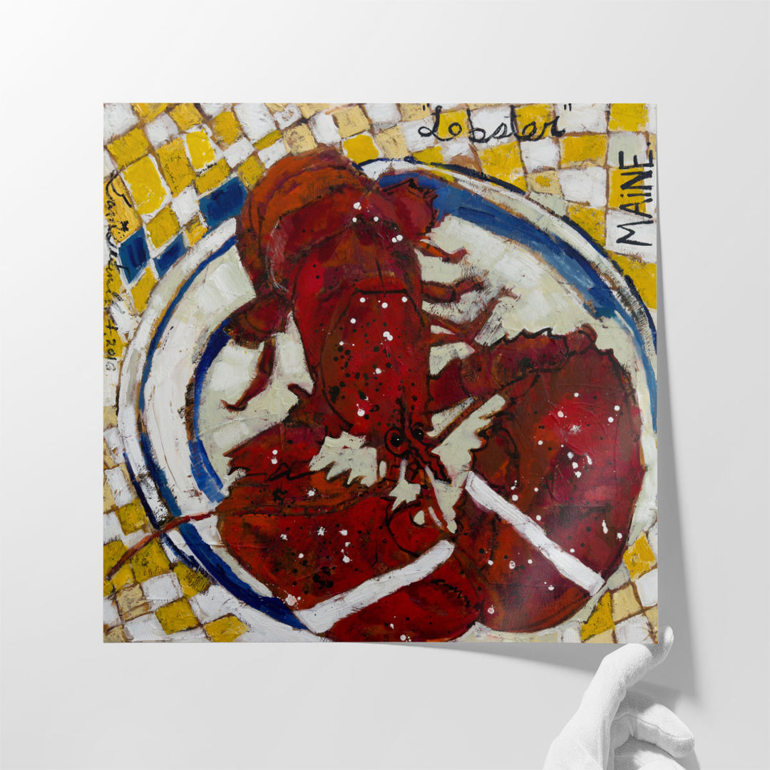 Maine Lobster II - Canvas Print Wall Art