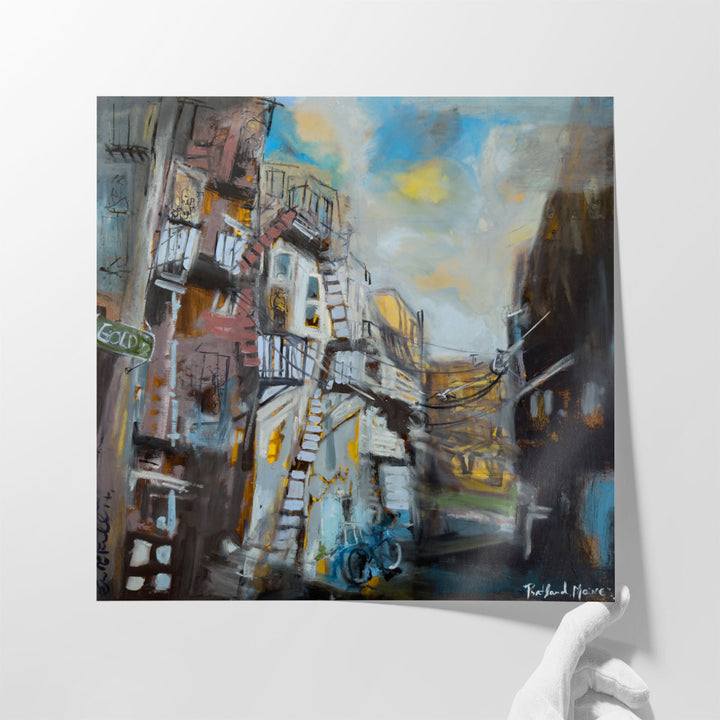 Streets of Portland II - Canvas Print Wall Art