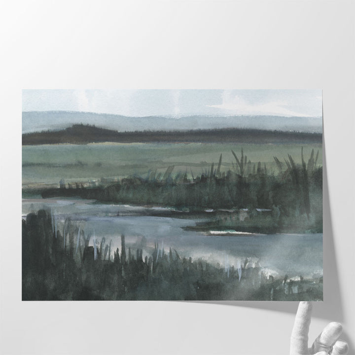 Muted Wetland I - Canvas Print Wall Art