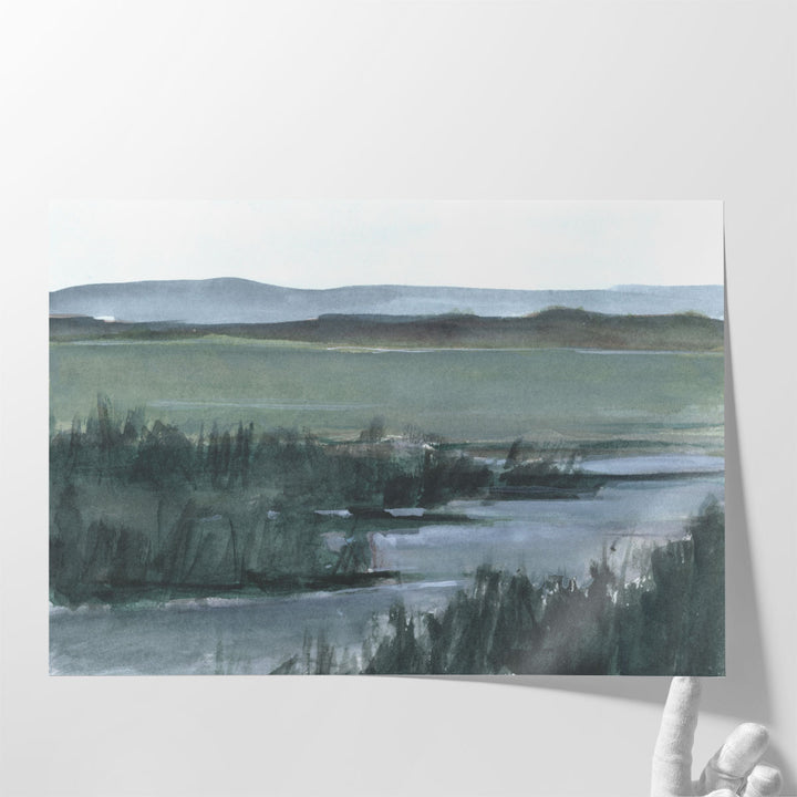 Muted Wetland II - Canvas Print Wall Art