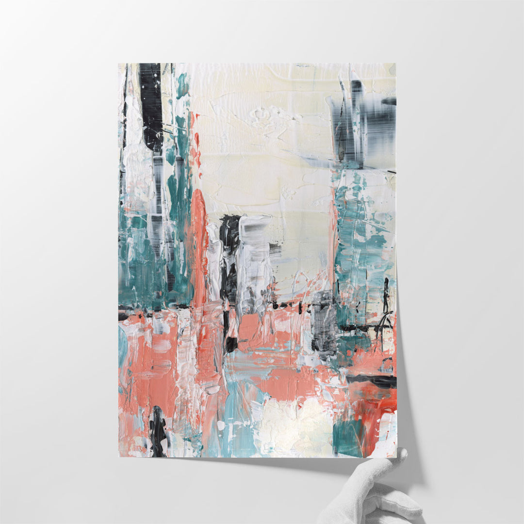 Busy Street I - Canvas Print Wall Art