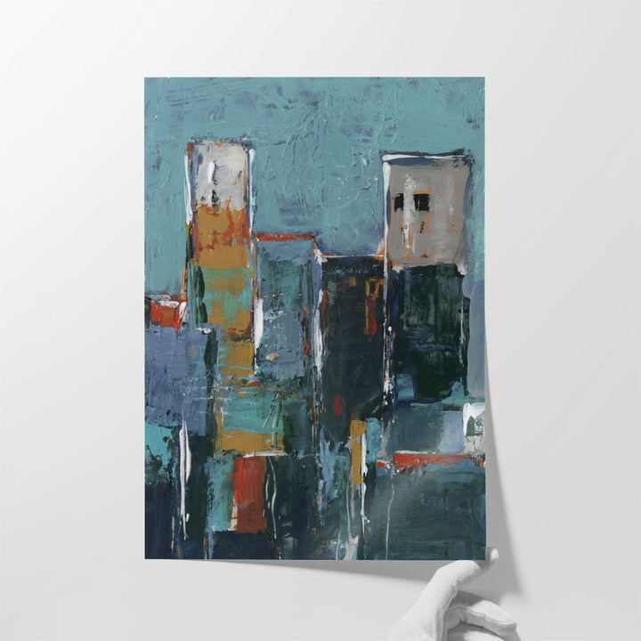 Primary City I - Canvas Print Wall Art