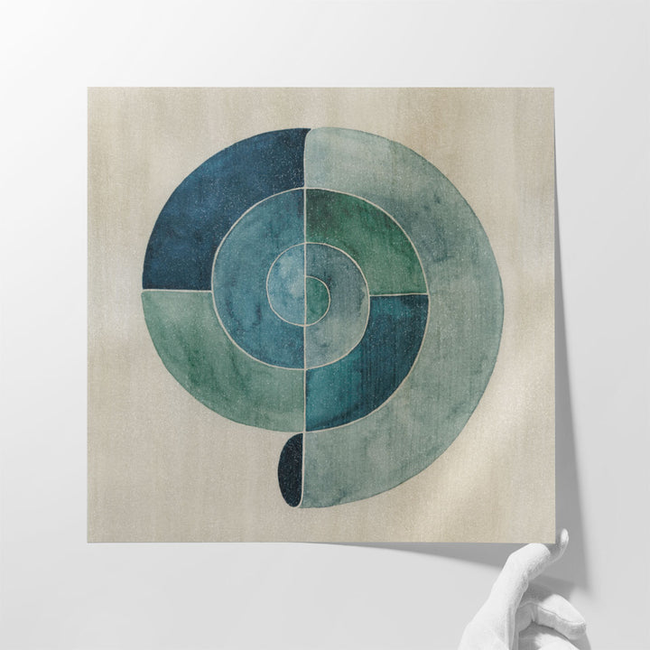 Simplified Nautilus II - Canvas Print Wall Art