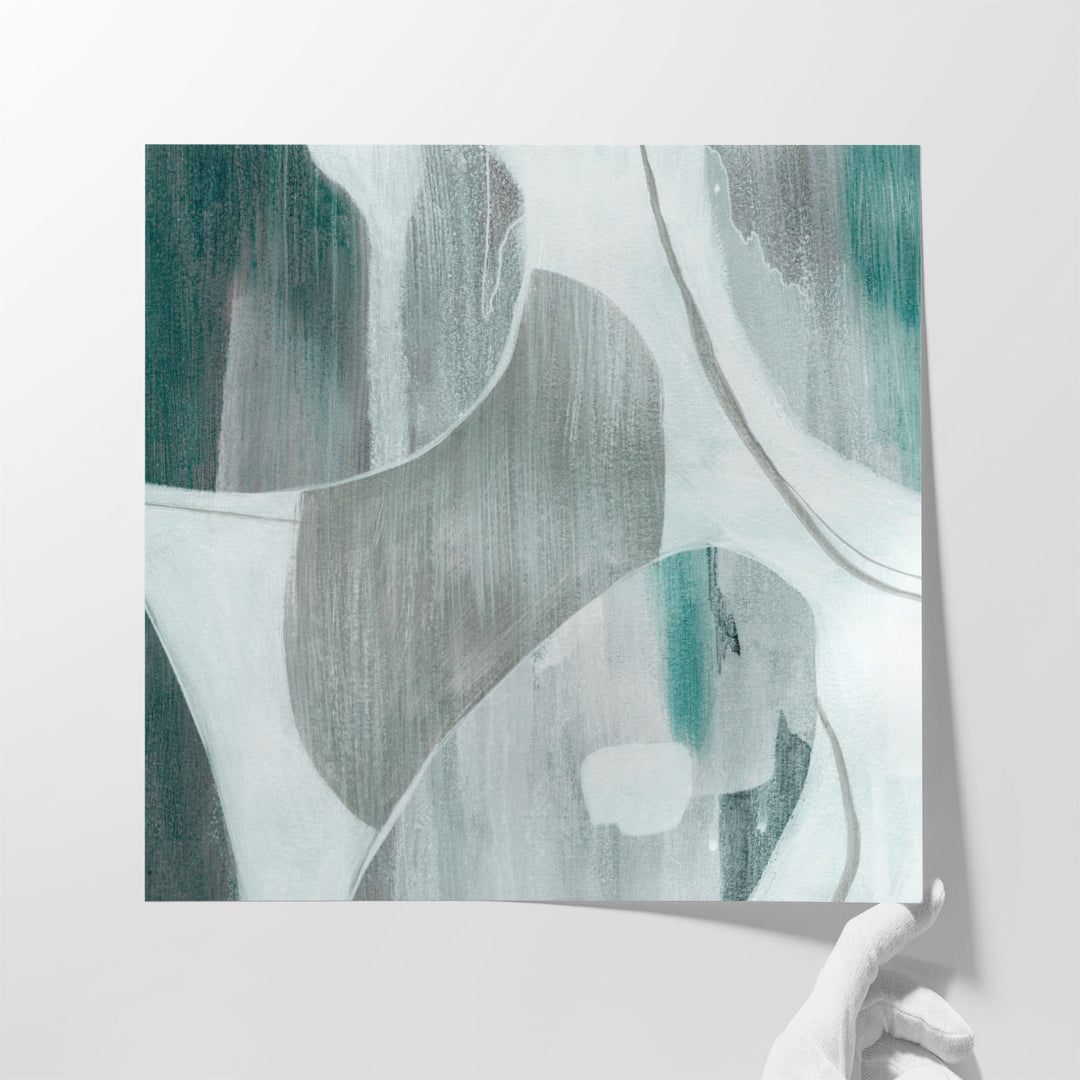 Tectonic Glaze I - Canvas Print Wall Art