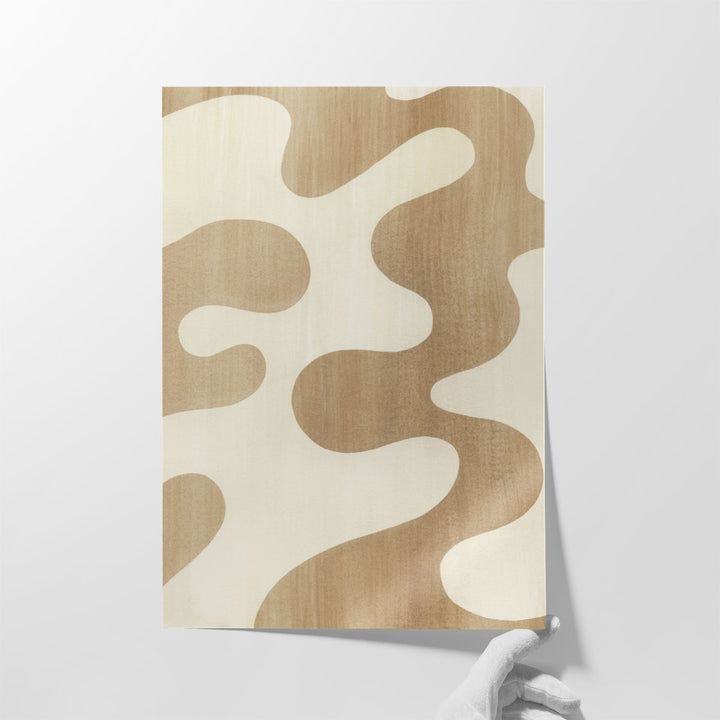 Sienna Ripples II - Canvas Print Wall Art