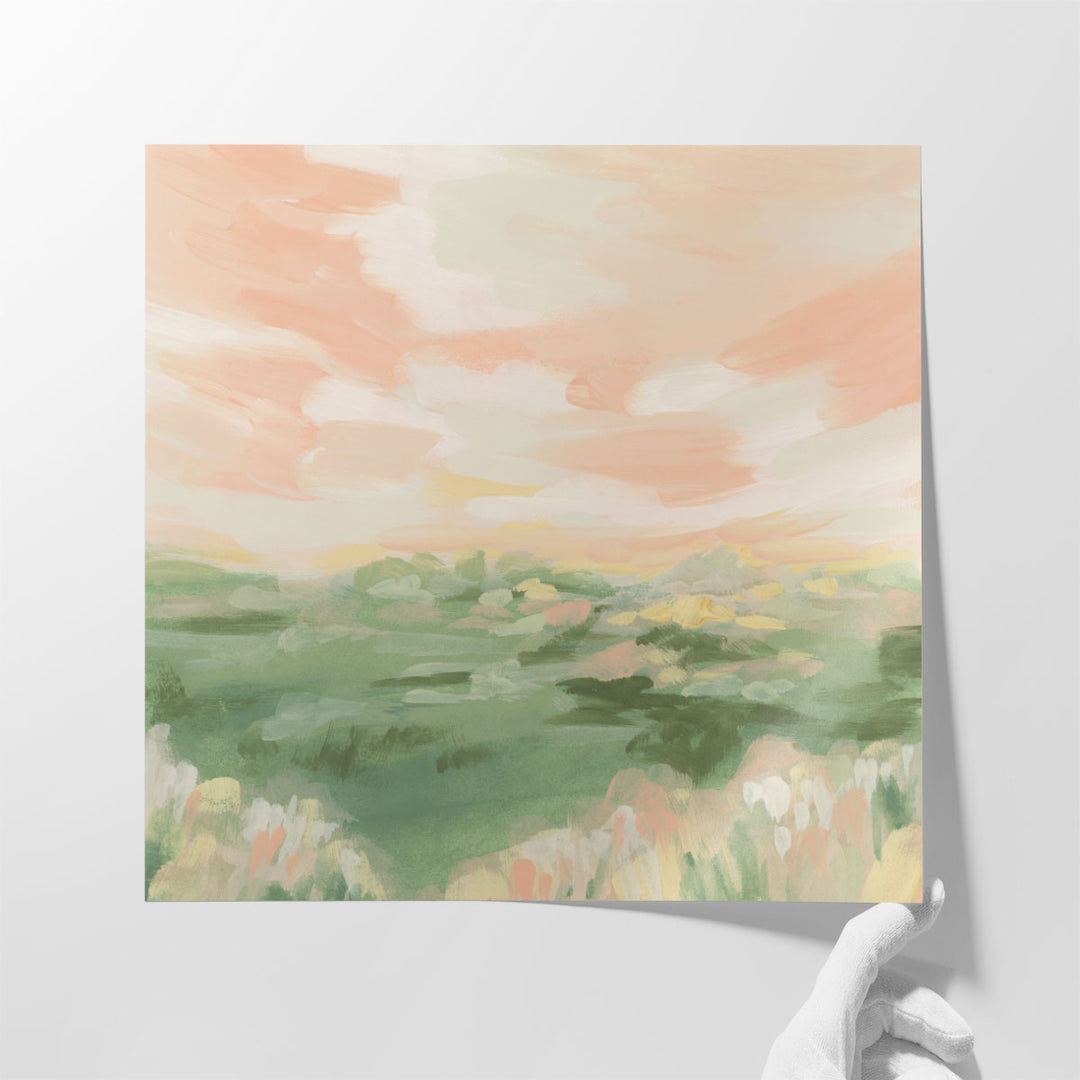 Blush Meadow I - Canvas Print Wall Art