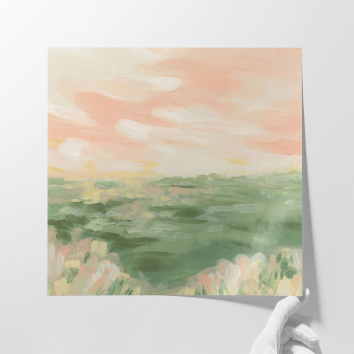 Blush Meadow II - Canvas Print Wall Art