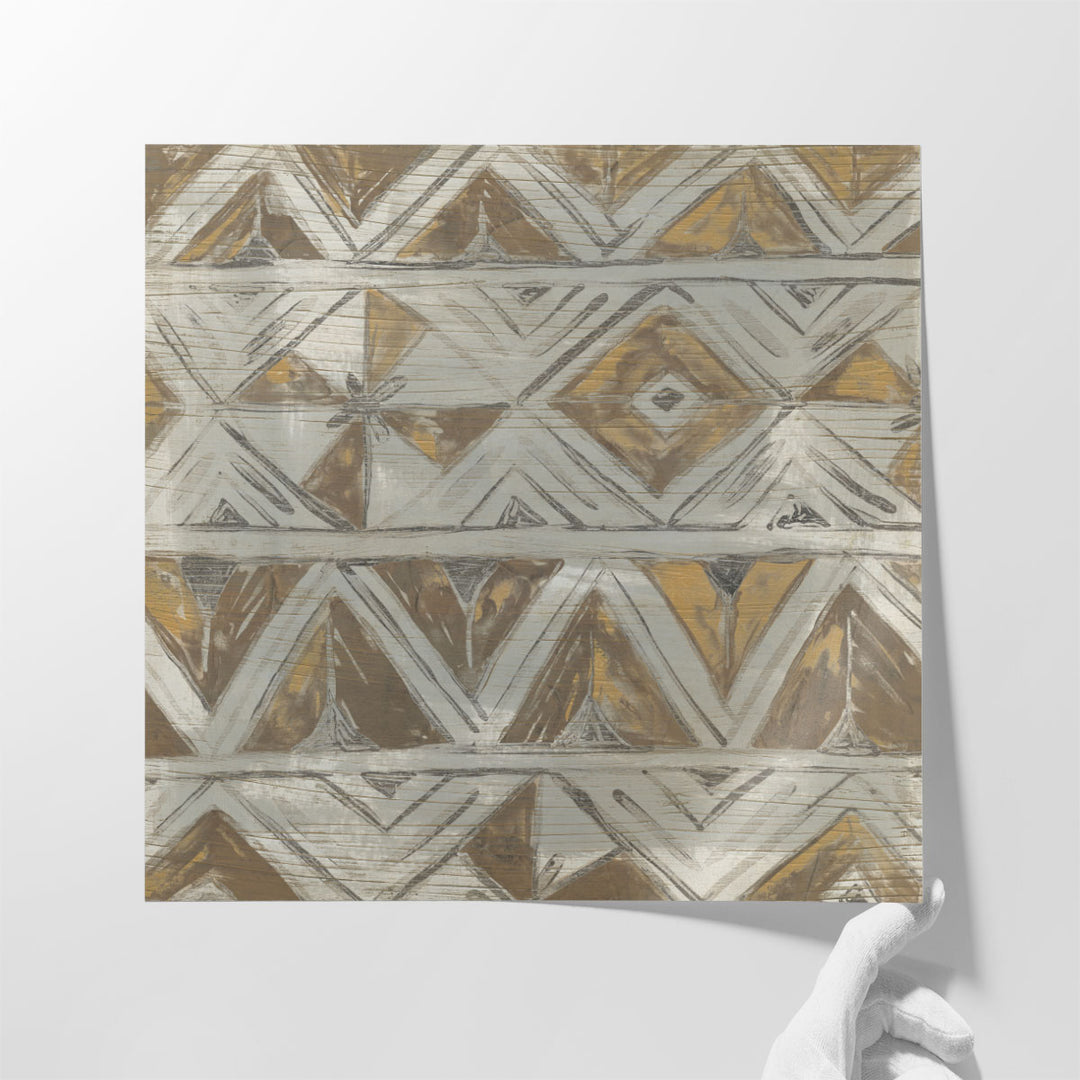 Earthtone Pattern II - Canvas Print Wall Art