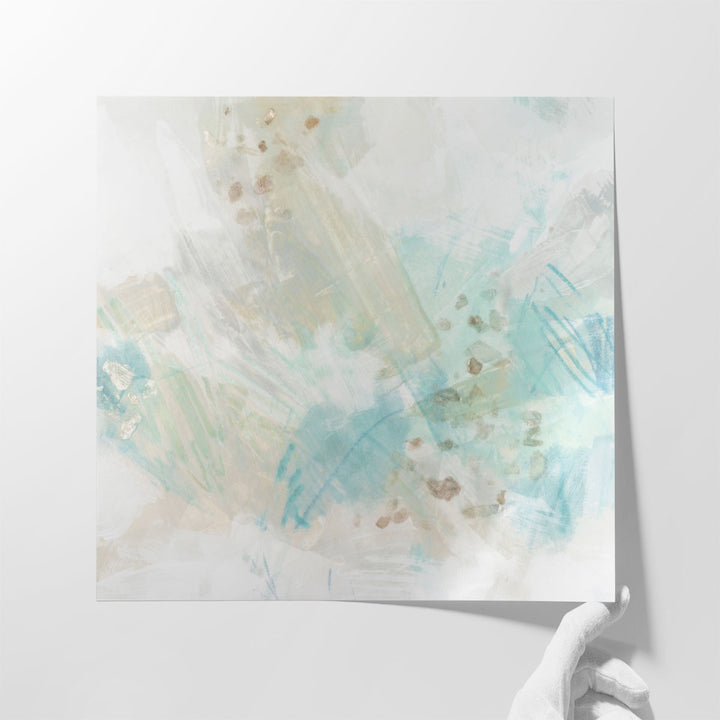 Embellished Blue Score I - Canvas Print Wall Art