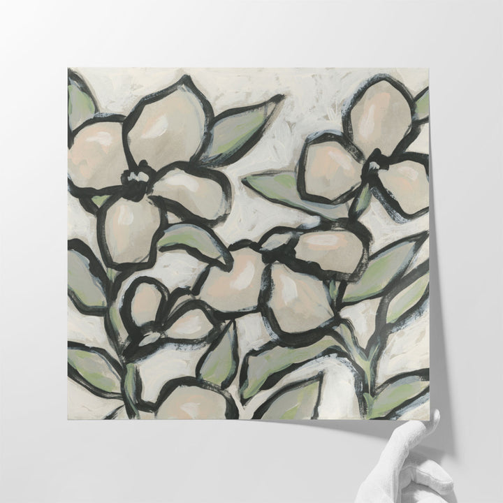 Ice Flowers II - Canvas Print Wall Art