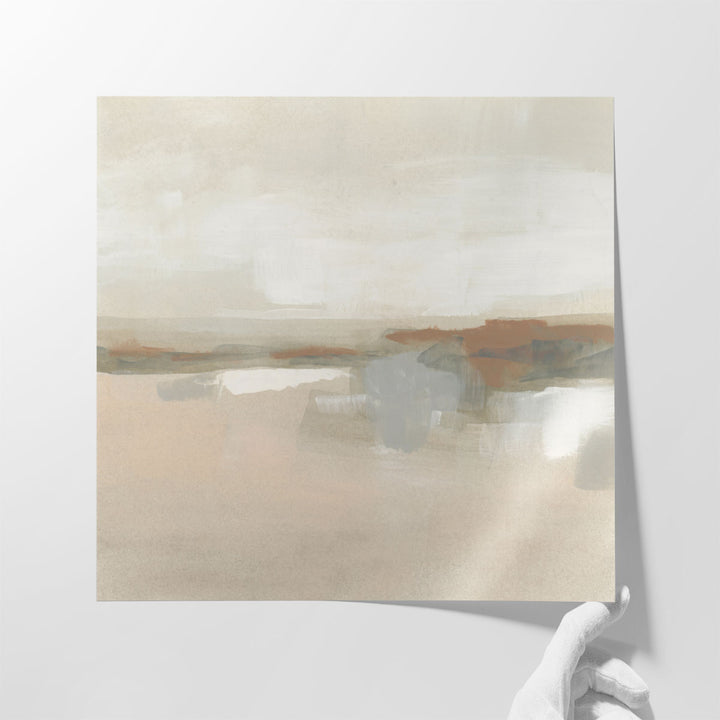 Neutral Coast Mirage II - Canvas Print Wall Art