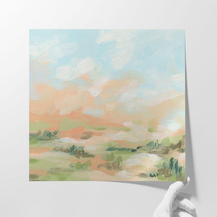 Peach Sierra I - Canvas Print Wall Art