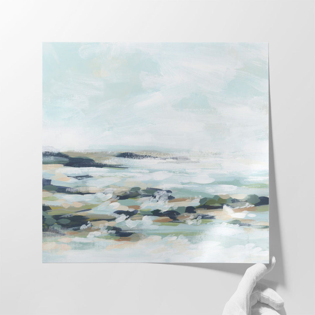 Seafoam Shoals I - Canvas Print Wall Art