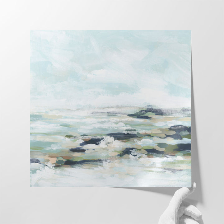 Seafoam Shoals II - Canvas Print Wall Art