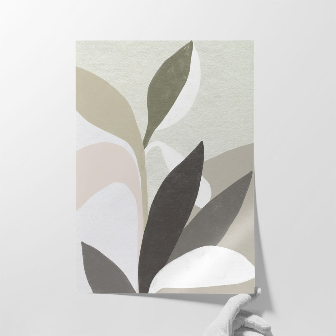 Cut Paper Sproutling I - Canvas Print Wall Art