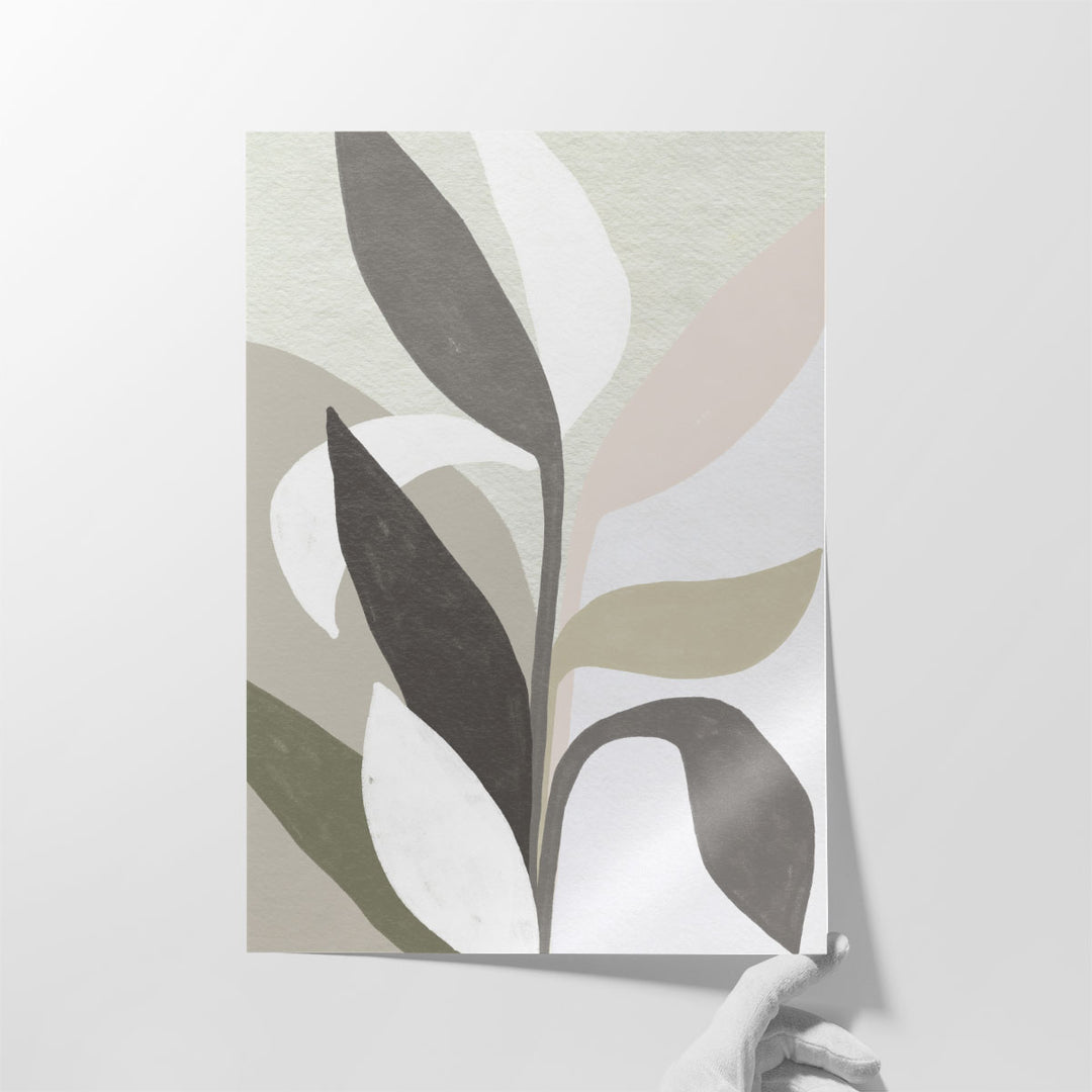 Cut Paper Sproutling II - Canvas Print Wall Art