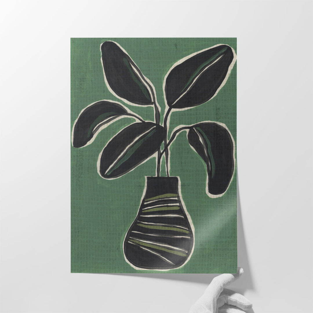 Jade Potted Palm I - Canvas Print Wall Art