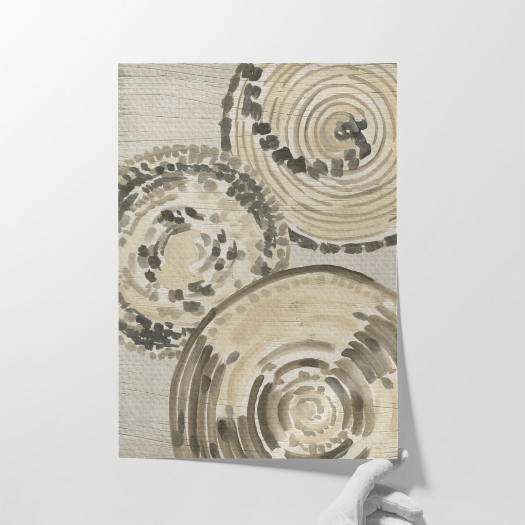 Patterned Baskets I - Canvas Print Wall Art