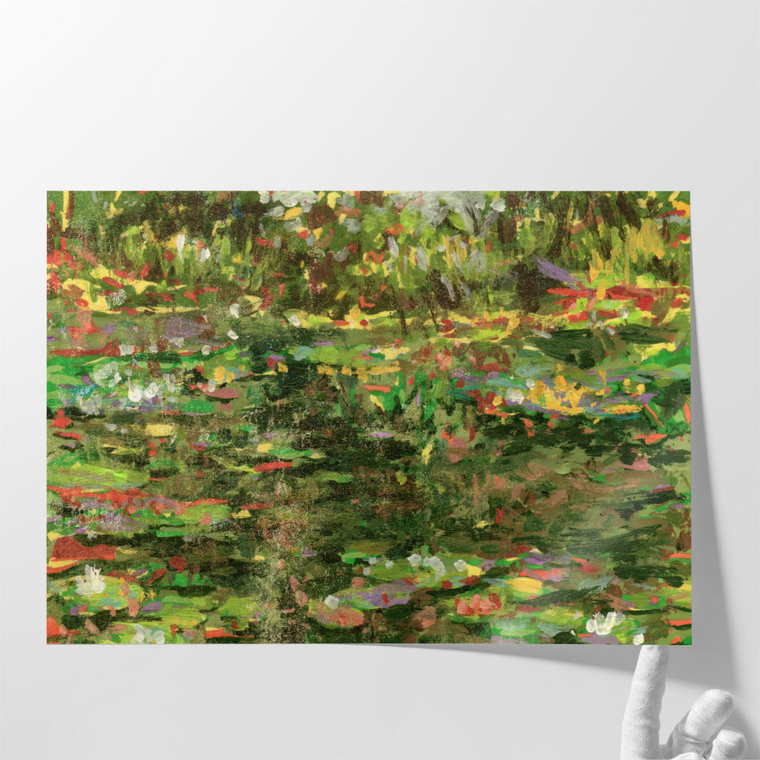 Waterlillies Cascade II - Canvas Print Wall Art