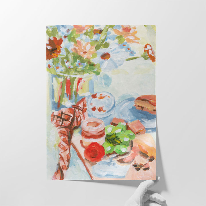 A Lovely Picnic I - Canvas Print Wall Art