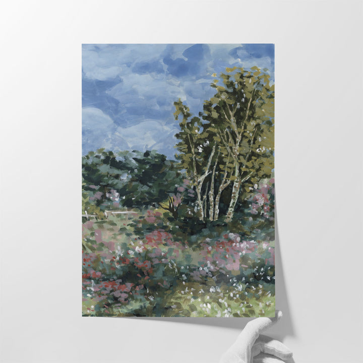 Mosaic Meadow I - Canvas Print Wall Art