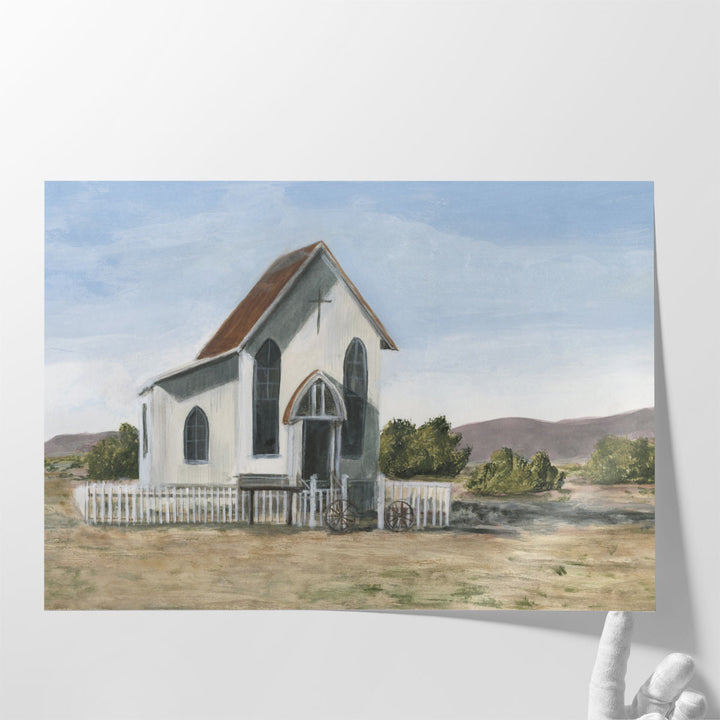 Desert Chapel II - Canvas Print Wall Art