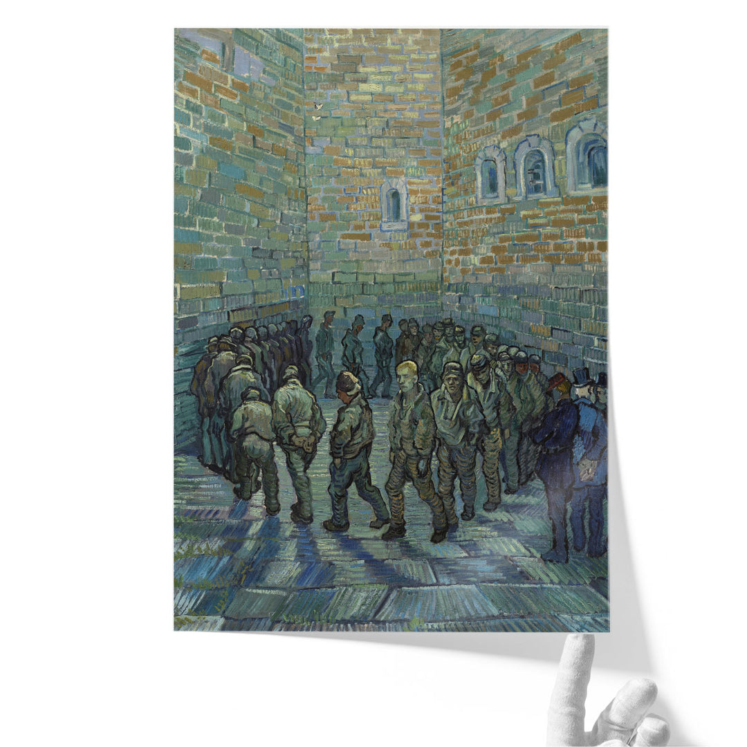 Prisoners Exercising, 1890 - Canvas Print Wall Art