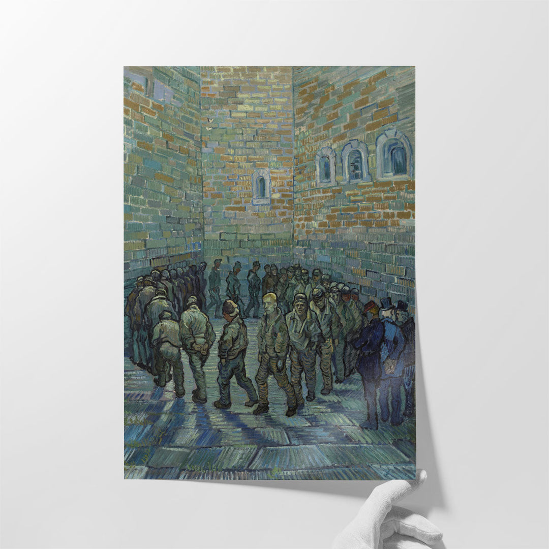 Prisoners Exercising, 1890 - Canvas Print Wall Art