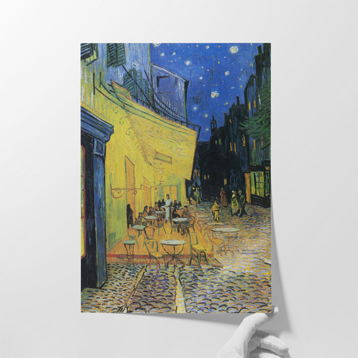 Cafe Terrace at Night, 1888 - Canvas Print Wall Art