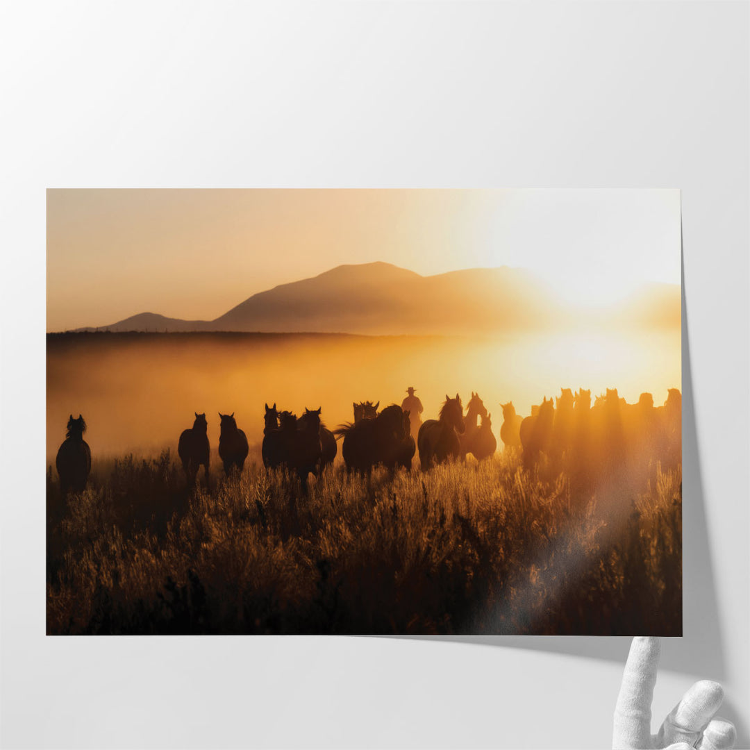 Coming in Hot - Canvas Print Wall Art