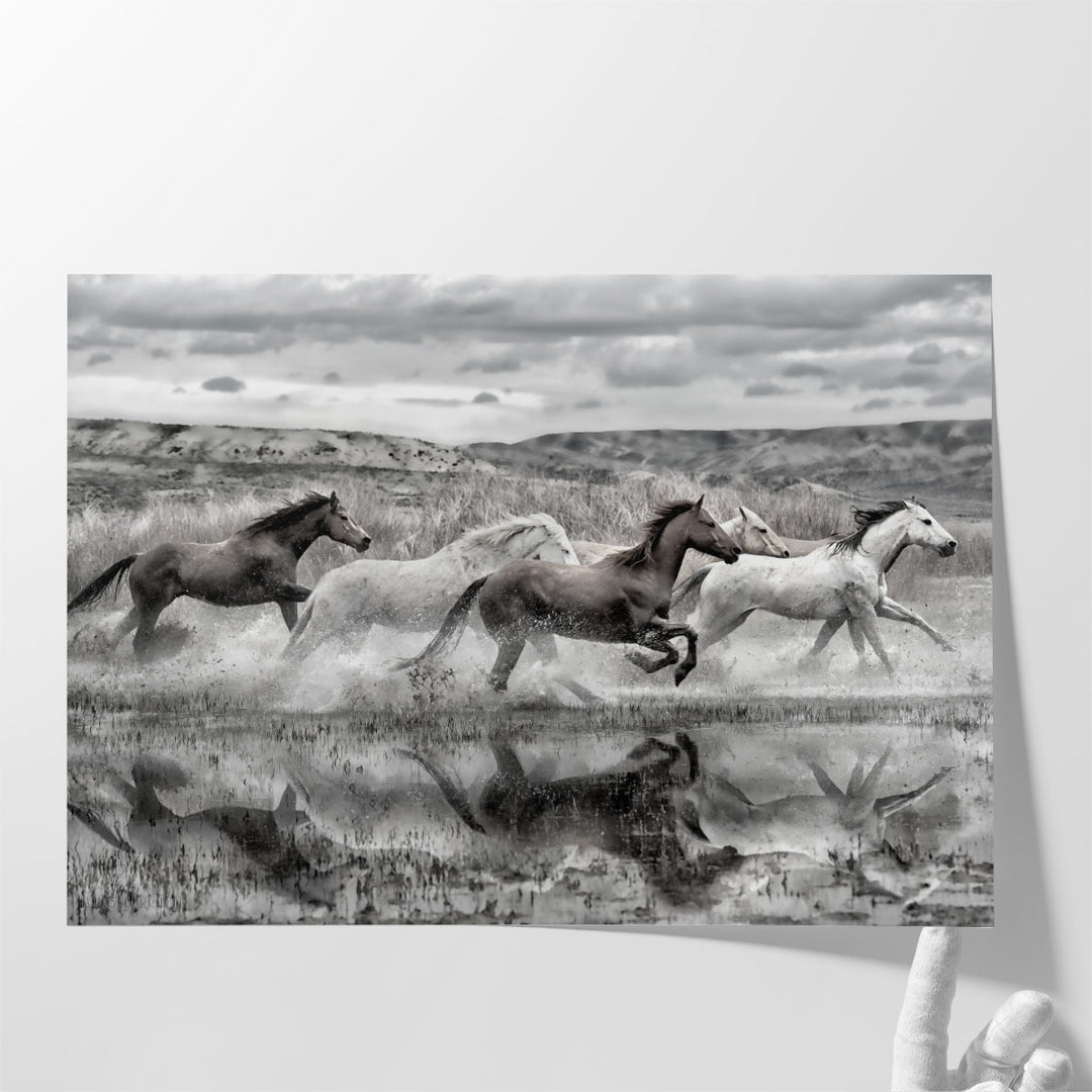 On The Run - Canvas Print Wall Art