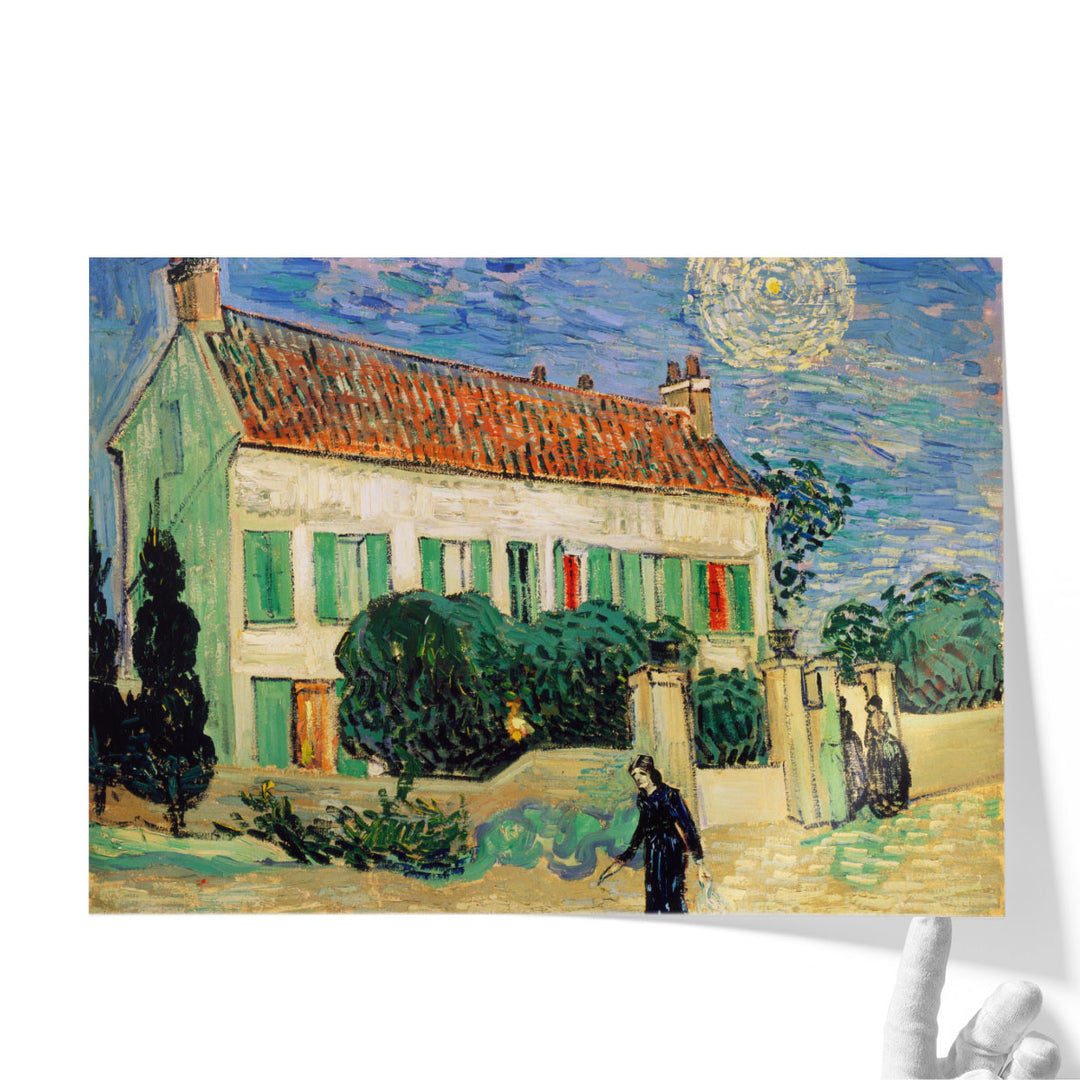 White House at Night, 1890 - Canvas Print Wall Art