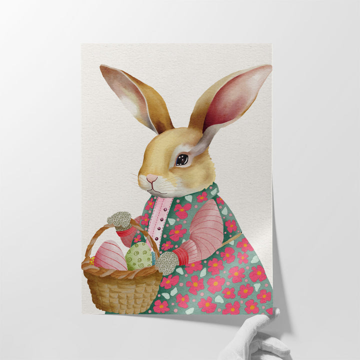 Easter Bun Bun II - Canvas Print Wall Art