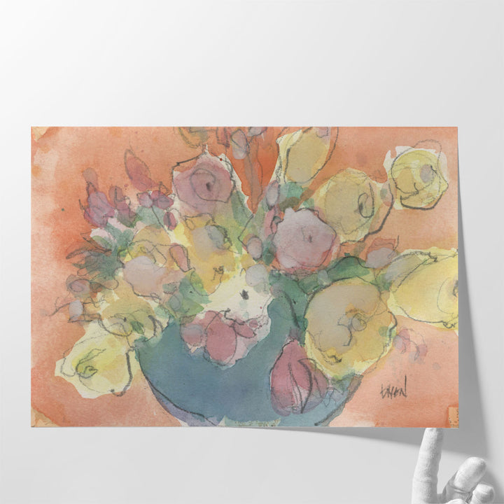 The Embrace Bouquet I - Canvas Print Wall Art