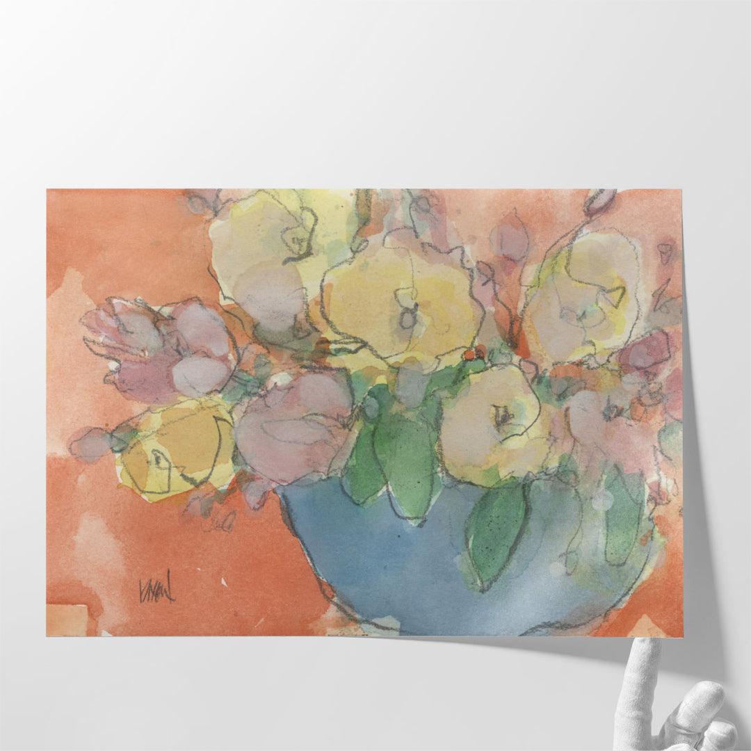 The Embrace Bouquet II - Canvas Print Wall Art