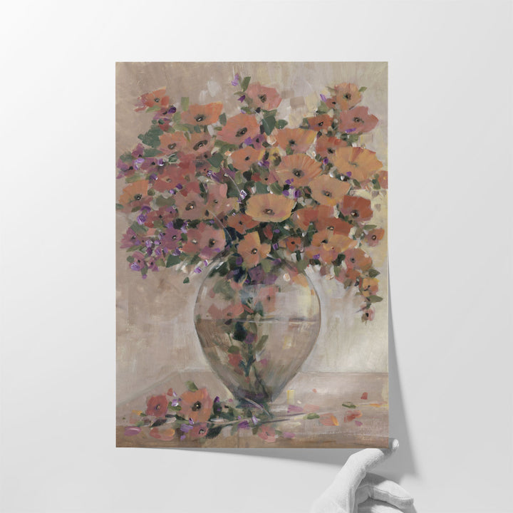 Flower Decoration I - Canvas Print Wall Art