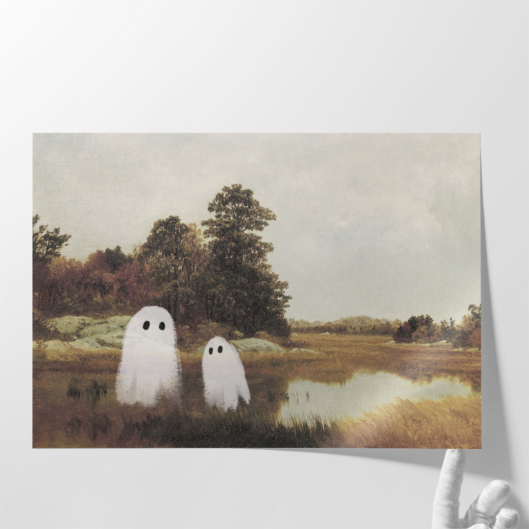 Antique Ghosties II - Canvas Print Wall Art