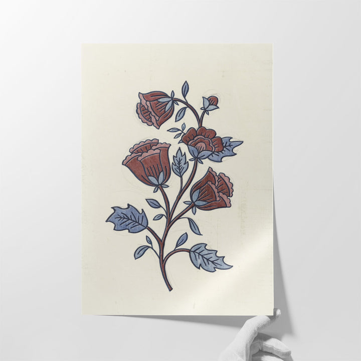 Hand Drawn Blooms I - Canvas Print Wall Art