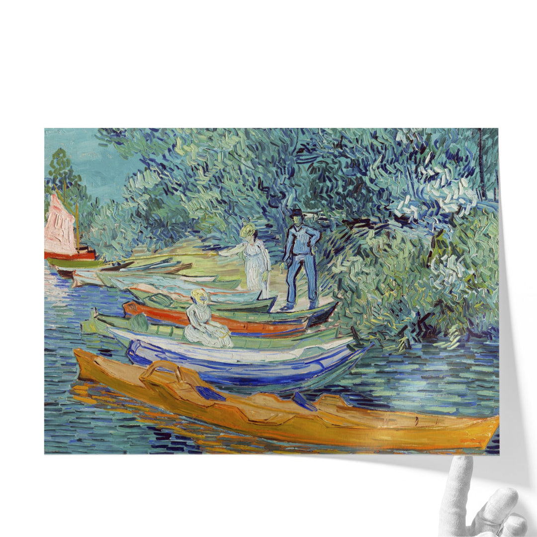 nature art prints serene riverside foliage