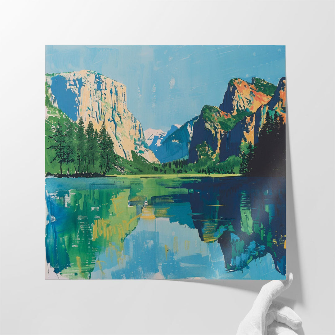 Mountain Reflection II - Canvas Print Wall Art