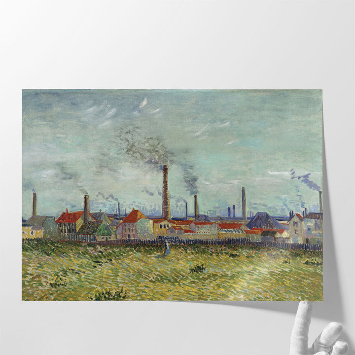 Factories at Clichy, 1887 - Canvas Print Wall Art