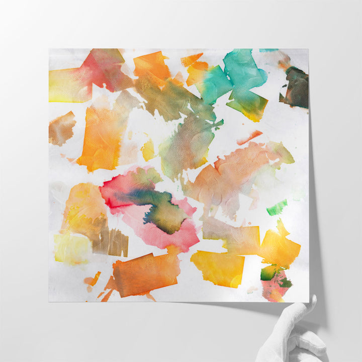 Chaotic Squares - Canvas Print Wall Art