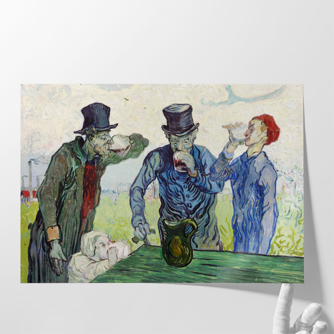 The Drinkers, 1890 - Canvas Print Wall Art