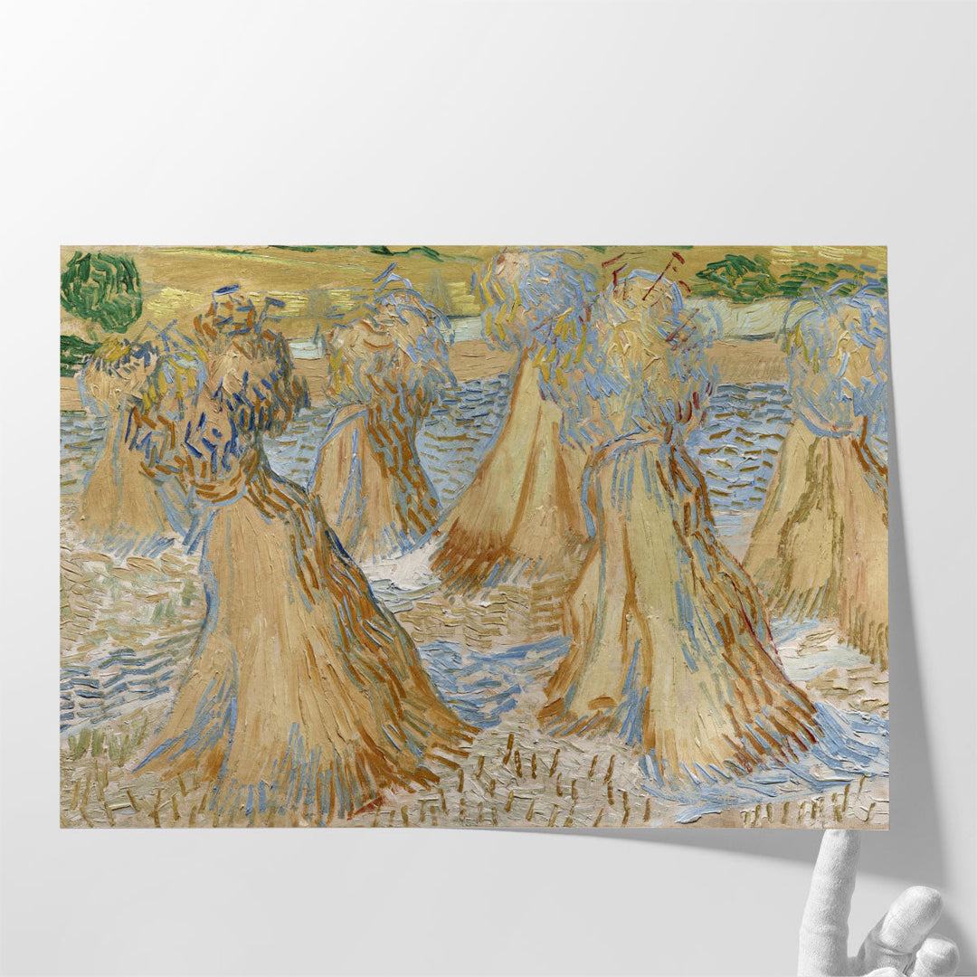 Sheaves of Wheat, 1890 - Canvas Print Wall Art