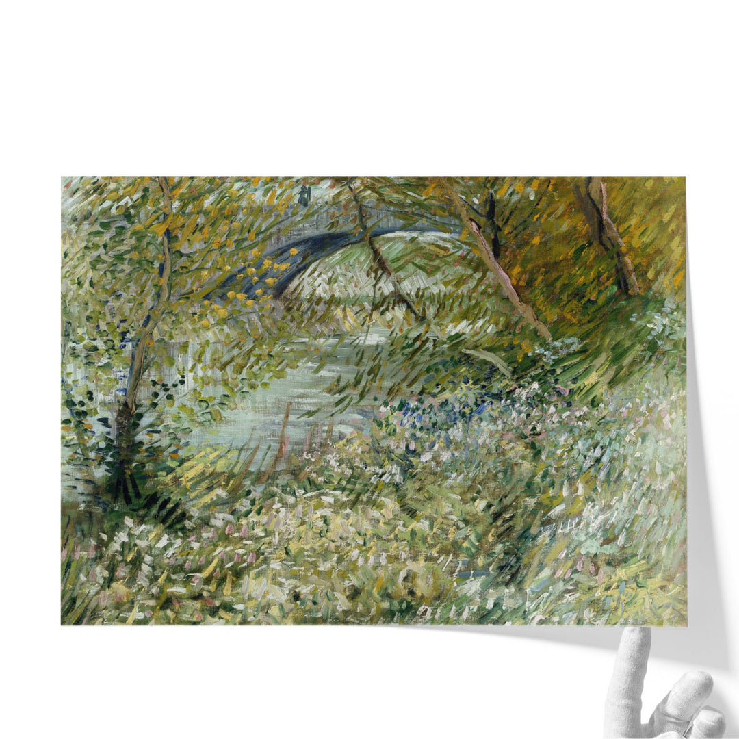 River Bank in Springtime, 1887 - Canvas Print Wall Art
